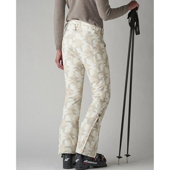 NEW $850 BOGNER Fraenzi Ski Pants!  US 8 e 38  White Tan Camo  20K Waterproof - Picture 2 of 9